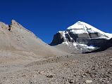 12 Rocky Trail Leads To Mount Kailash South Face On Mount Kailash Inner Kora Nandi Parikrama The rocky bed of the valley to the west of Nandi leads step by step towards Mount Kailash South Face (09:01)